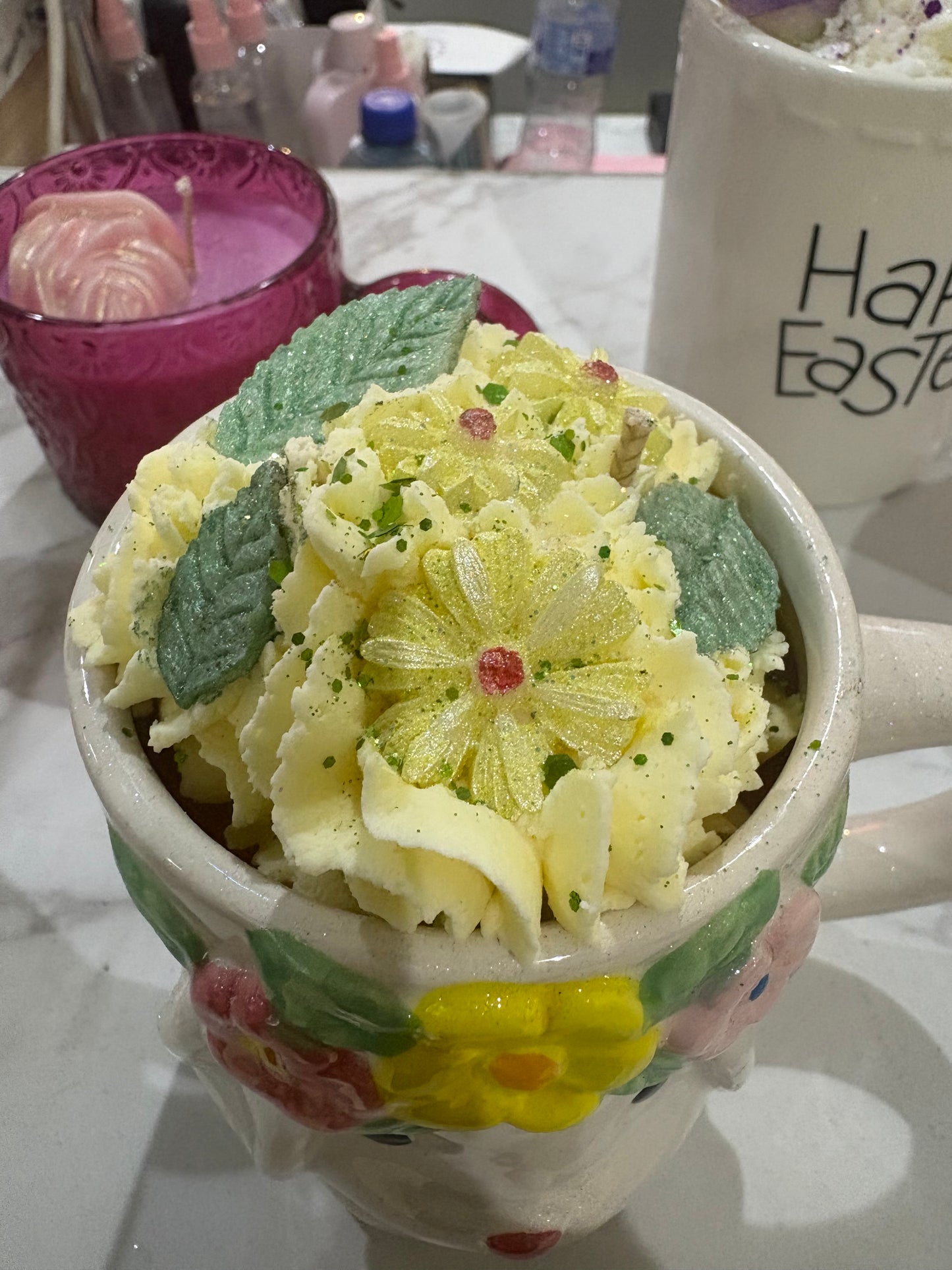 Bunny Hand Poured Non Toxic Scented Candle