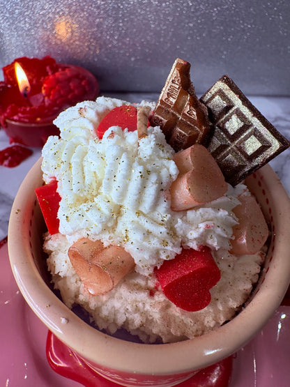 Hot Chocolate with Whipped Cream and Marshmallows Hand poured scented Candle