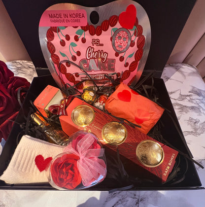 Valentine’s Spa Treat Box with Bath Bomb Trio