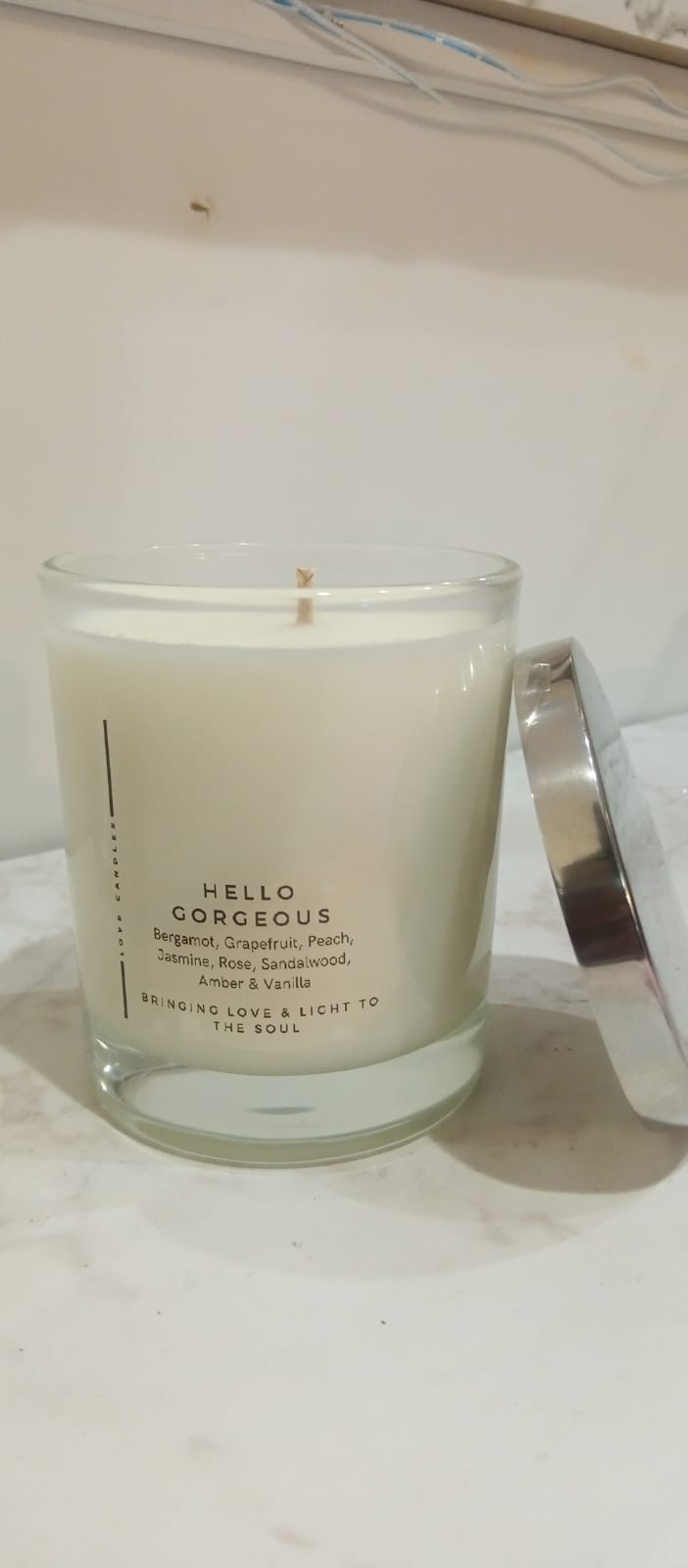 Hello Gorgeous Highly Scented Perfume Inspired Candle