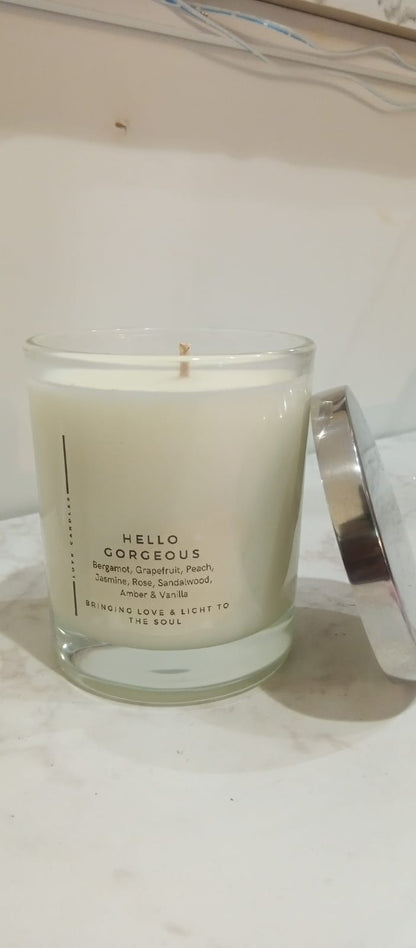 Hello Gorgeous Highly Scented Perfume Inspired Candle
