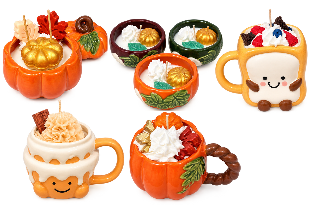 Cosy Autumn Trio Candle Set