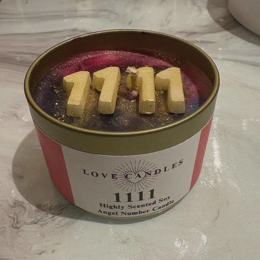 1111 Angel Number Highly Scented Candle